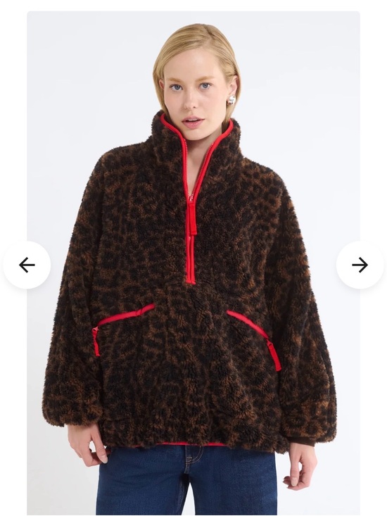Rumored Jackets & Blazers - RUMORED - SUN VALLEY SHERPA, leopard print, small/medium